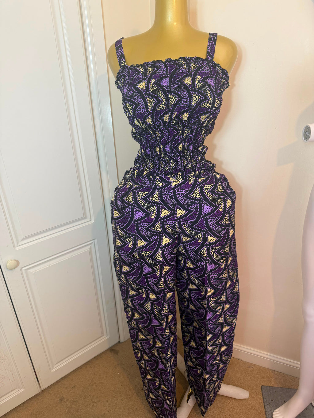 Two piece set made with Ankara&nbsp