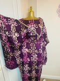 dire Gown comes with an inner strap With beautiful details(stones around cape )