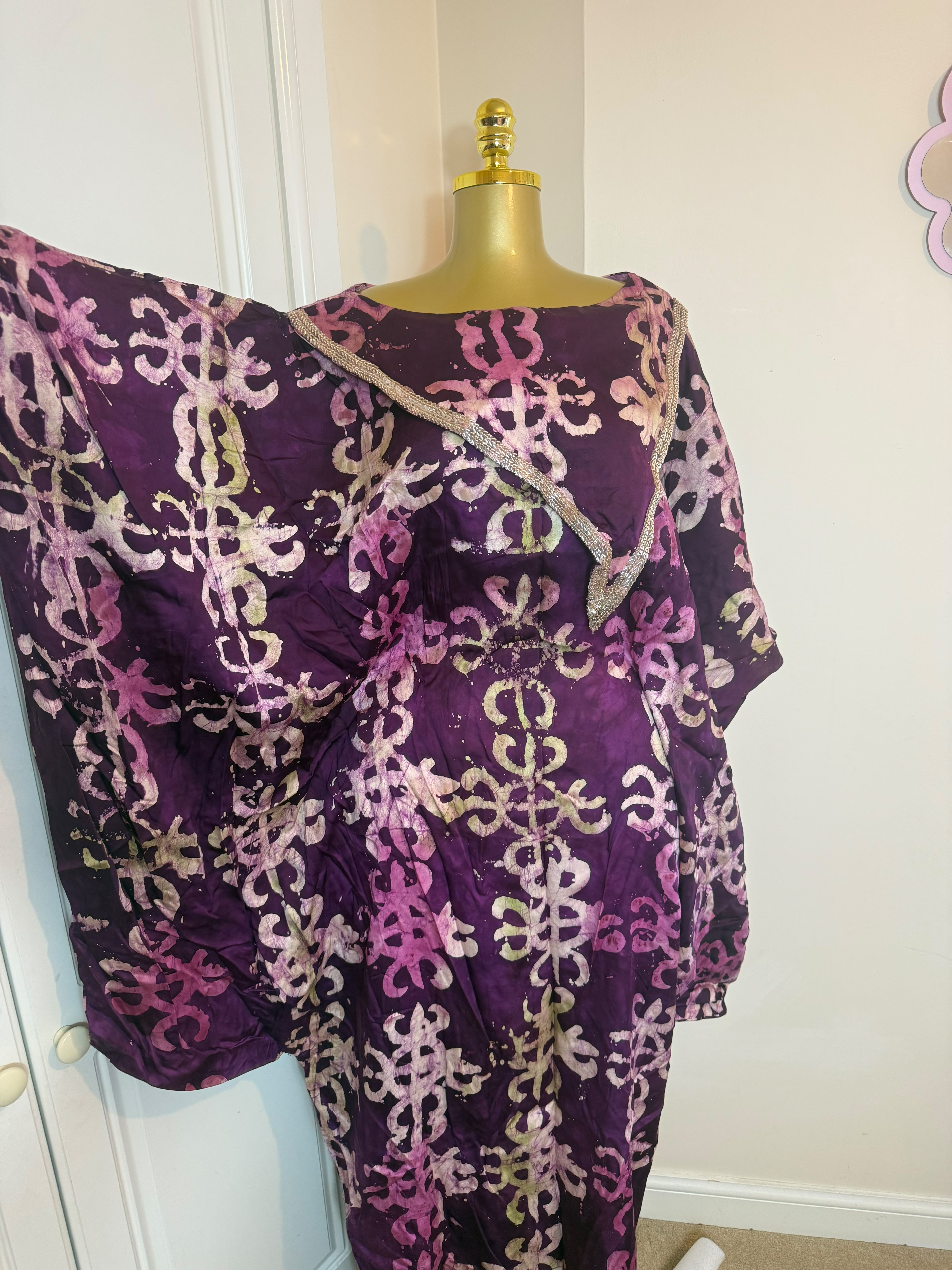 dire Gown comes with an inner strap With beautiful details(stones around cape )