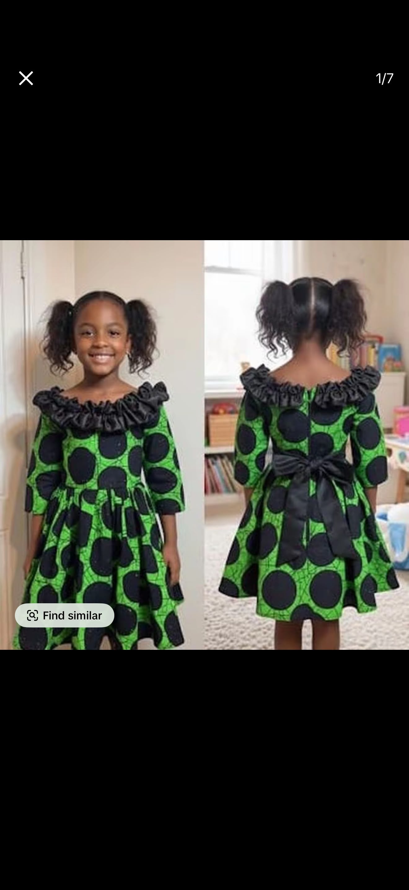 Ankara Gown with organza mixed