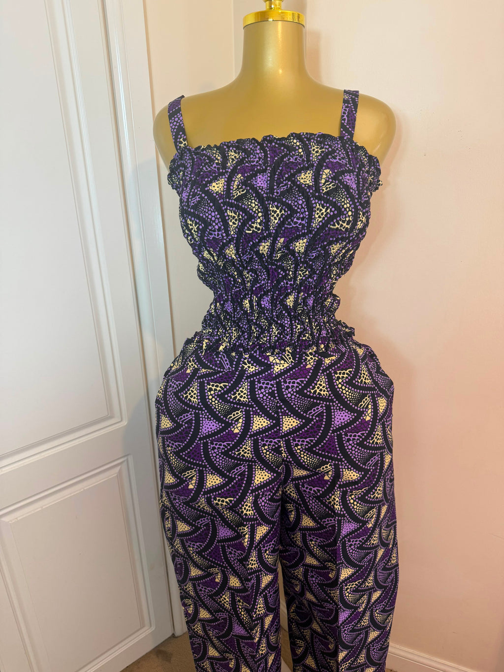Two piece set made with Ankara&nbsp