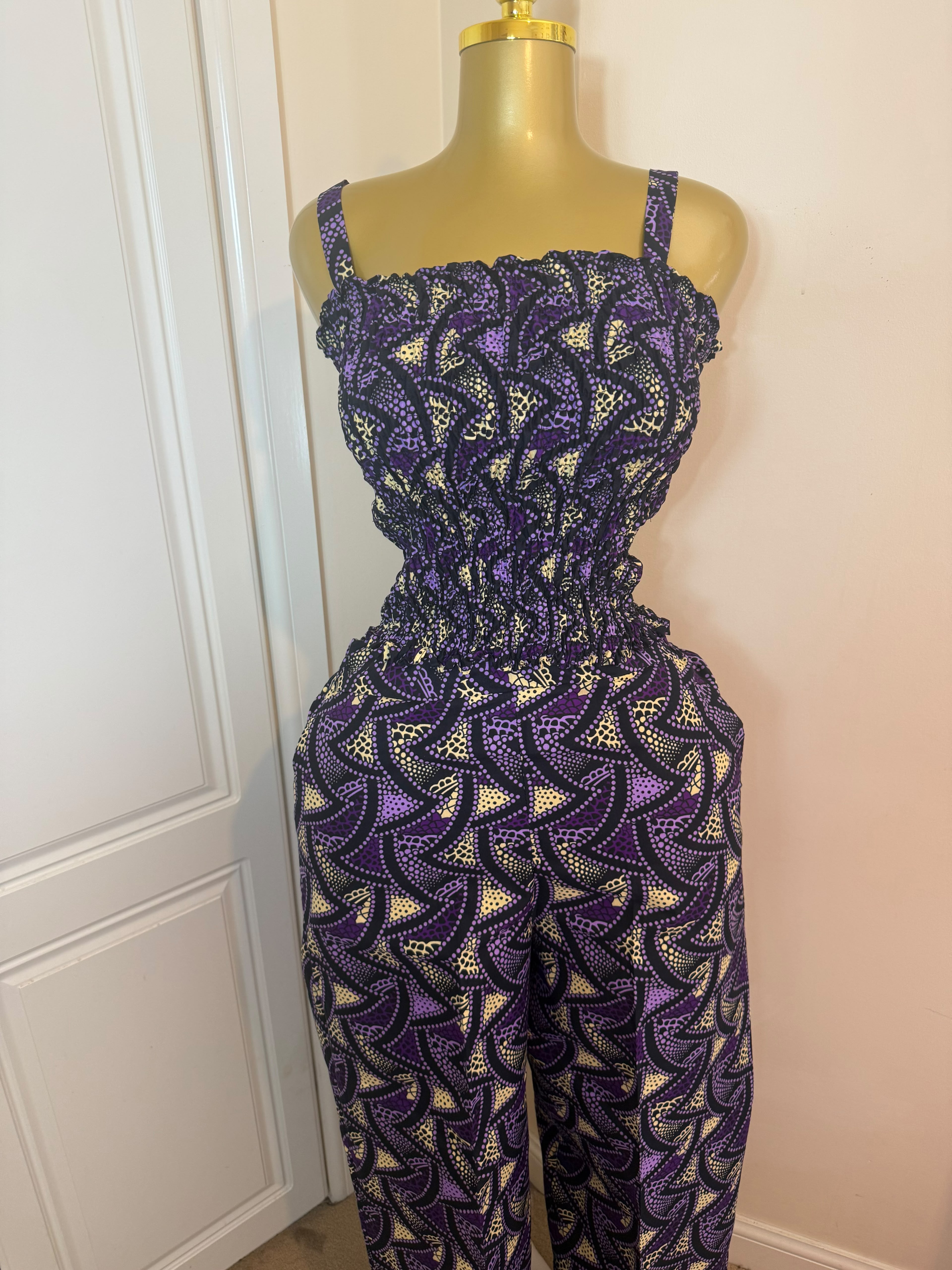 Two piece set made with Ankara&nbsp