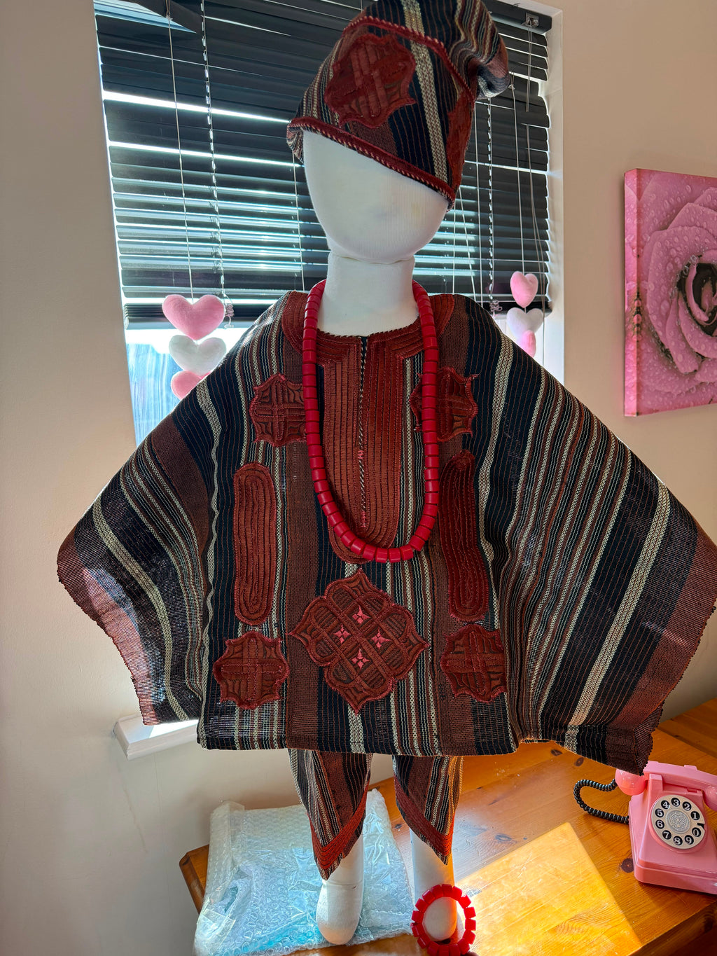 Traditional outfit Age 1-3years Comes with Irukere(horsetail and beads)