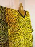 Crepe kaftan Gown