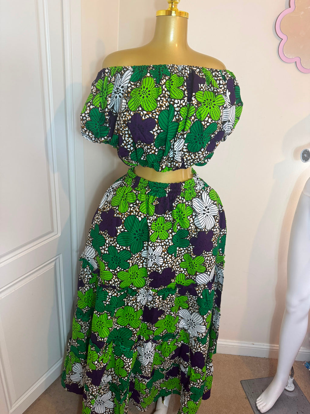 Crop Top and Caribbean skirt
