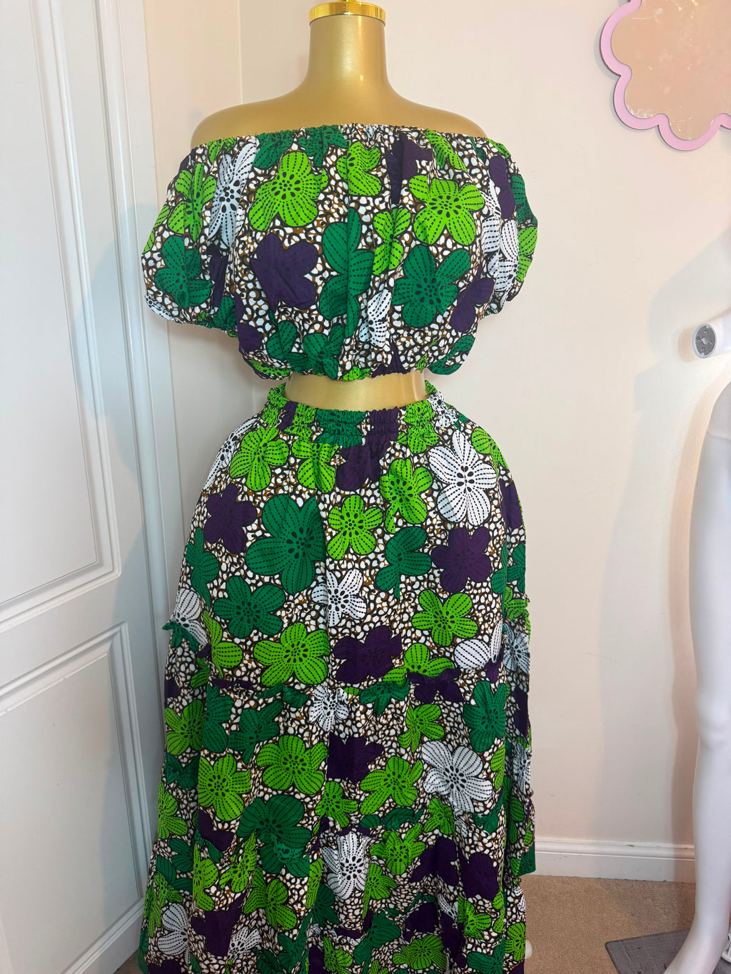 Crop Top and Caribbean skirt