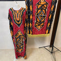 Kaftan Dress with rhinestone