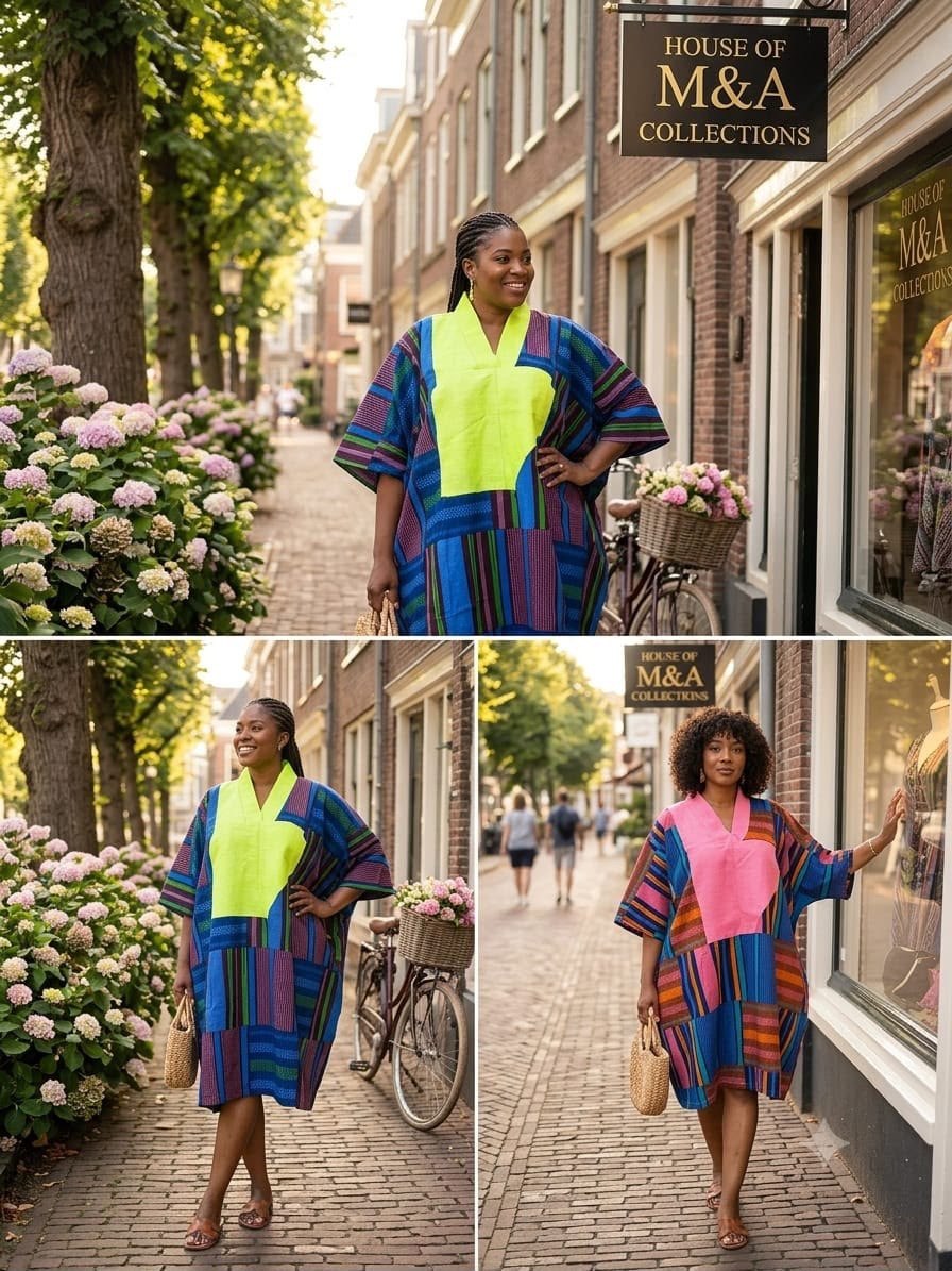 Beautiful Ankara short dress