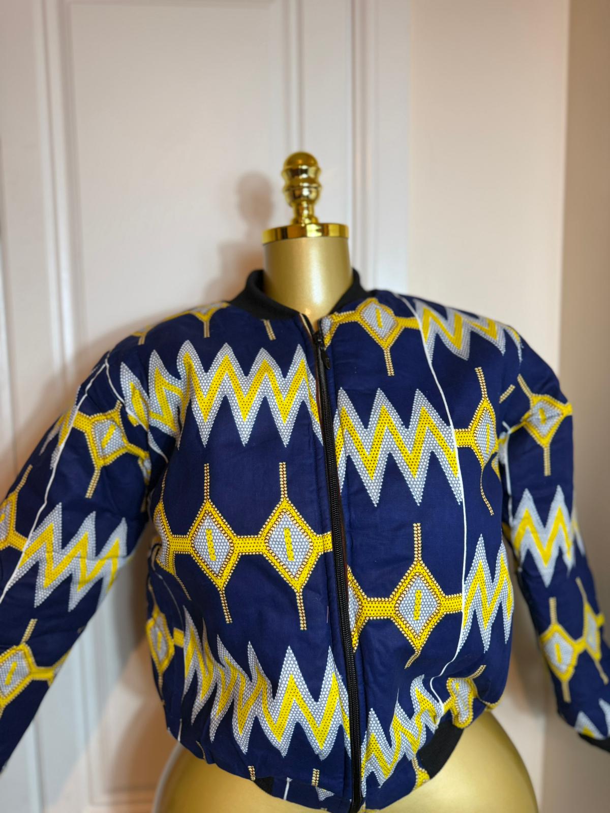 Ankara Bomber Jacket