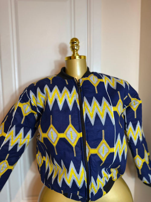 Ankara Bomber Jacket
