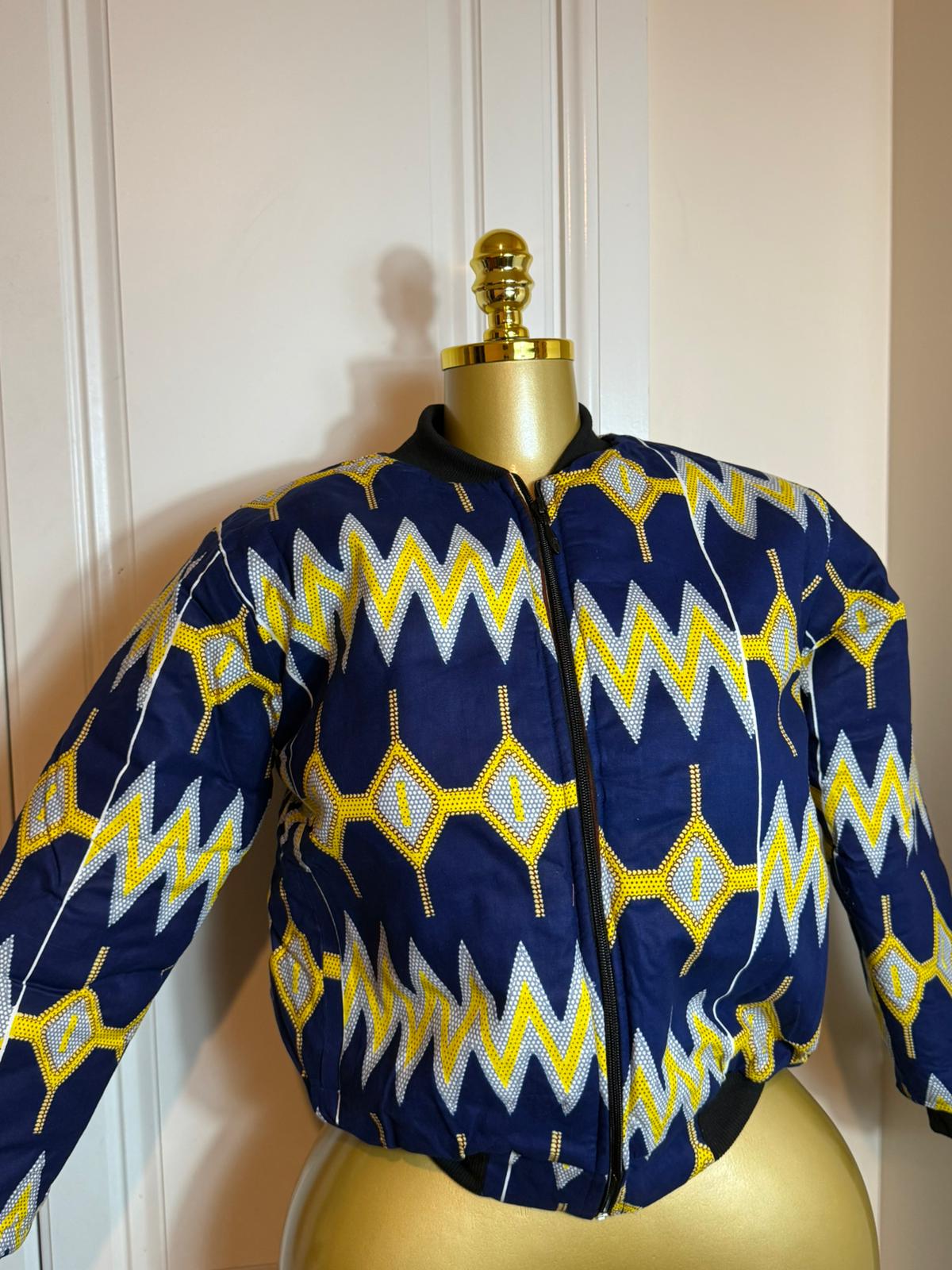 Ankara Bomber Jacket
