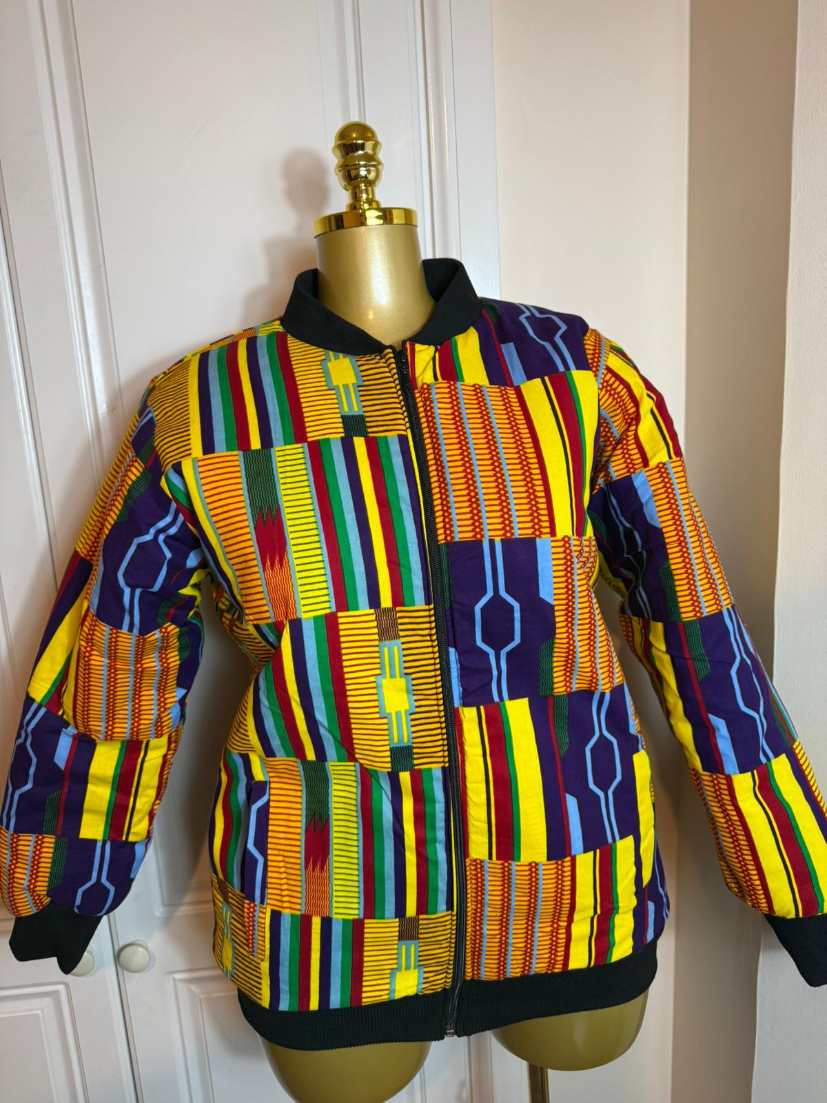 Ankara Bomber Jacket