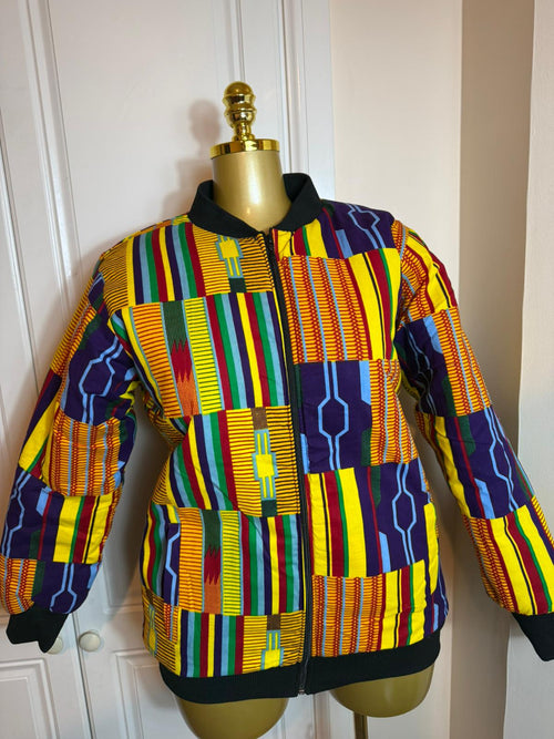 Ankara Bomber Jacket