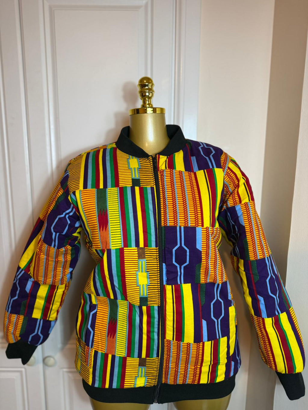 Ankara Bomber Jacket