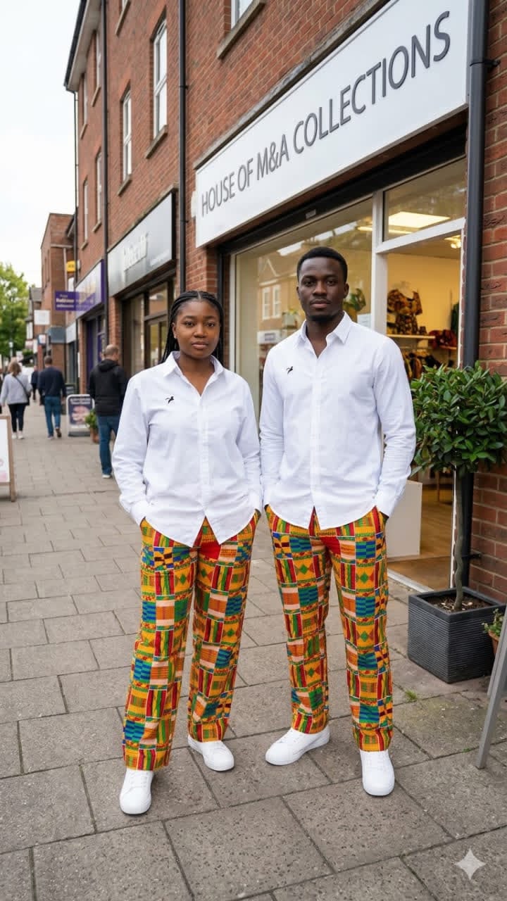 Unisex Ankara cargo Pant