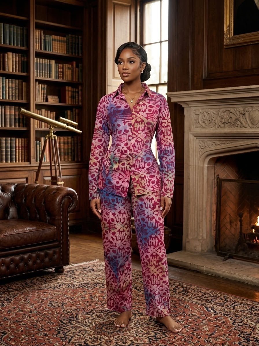 Adire Two Piece set